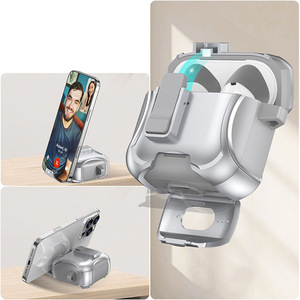 TWS Earphone Cover Support Wireless Charging Shockproof Case