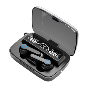 Wholesale Waterproof bluetooth 5.0 Earbuds F9 Earphone M10 Tws Touch Control Led Screen Display F9 Tws Earphone