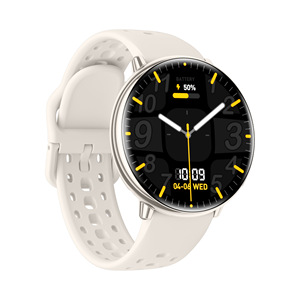 Smart Watch AMOLED Screen Long Battery Life Sports Health for Calling IOS Android GPS Location Silicone Waterproof