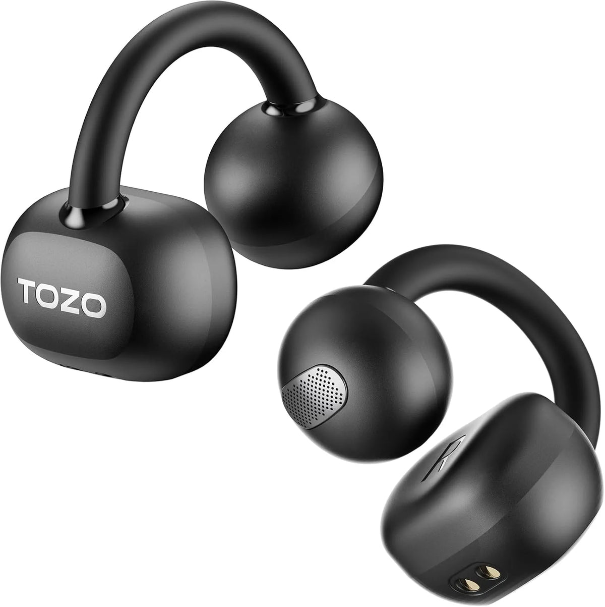 TOZO Open EarRing Earbuds in Matte Black