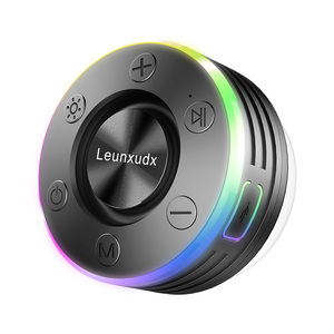 LS Bathroom Blue Tooth Speaker Shower IPX7 Waterproof Speakers Blue Tooth Wireless with Light Show FM Radio Built-in Microphone