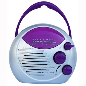 IPX5 Waterproof Plastic Bathroom Radio Wireless Shower Speaker