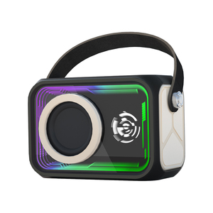 Mini Handheld RGB Color Light Desktop Portable Speaker